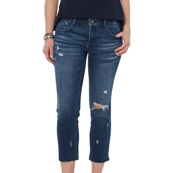 Democracy womens Straight 10 Blue Vintage Denim